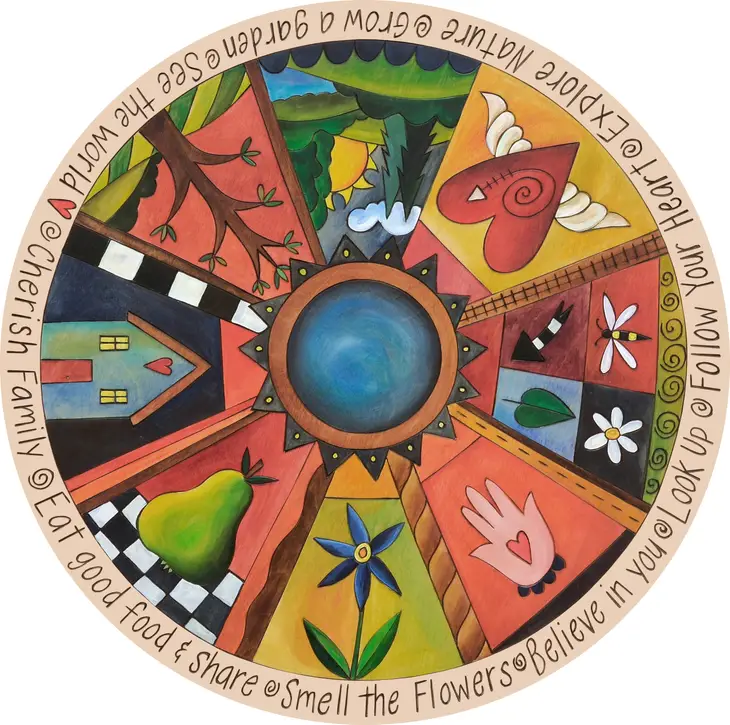 "Your Life is Art" - Lazy Susan by Sincerely Sticks