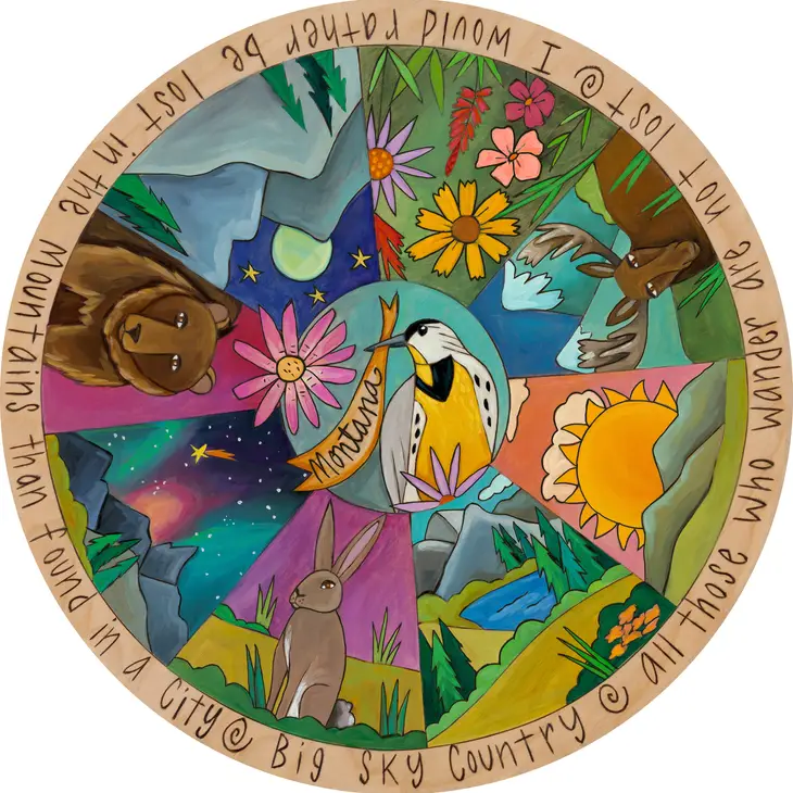 "Oro Y Plata" - Montana Lazy Susan by Sincerely Sticks