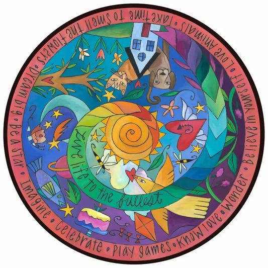 "Happy Spiral" - Lazy Susan by Sincerely Sticks