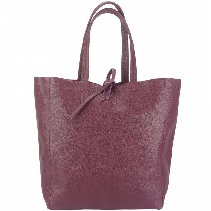 Leather Shopper