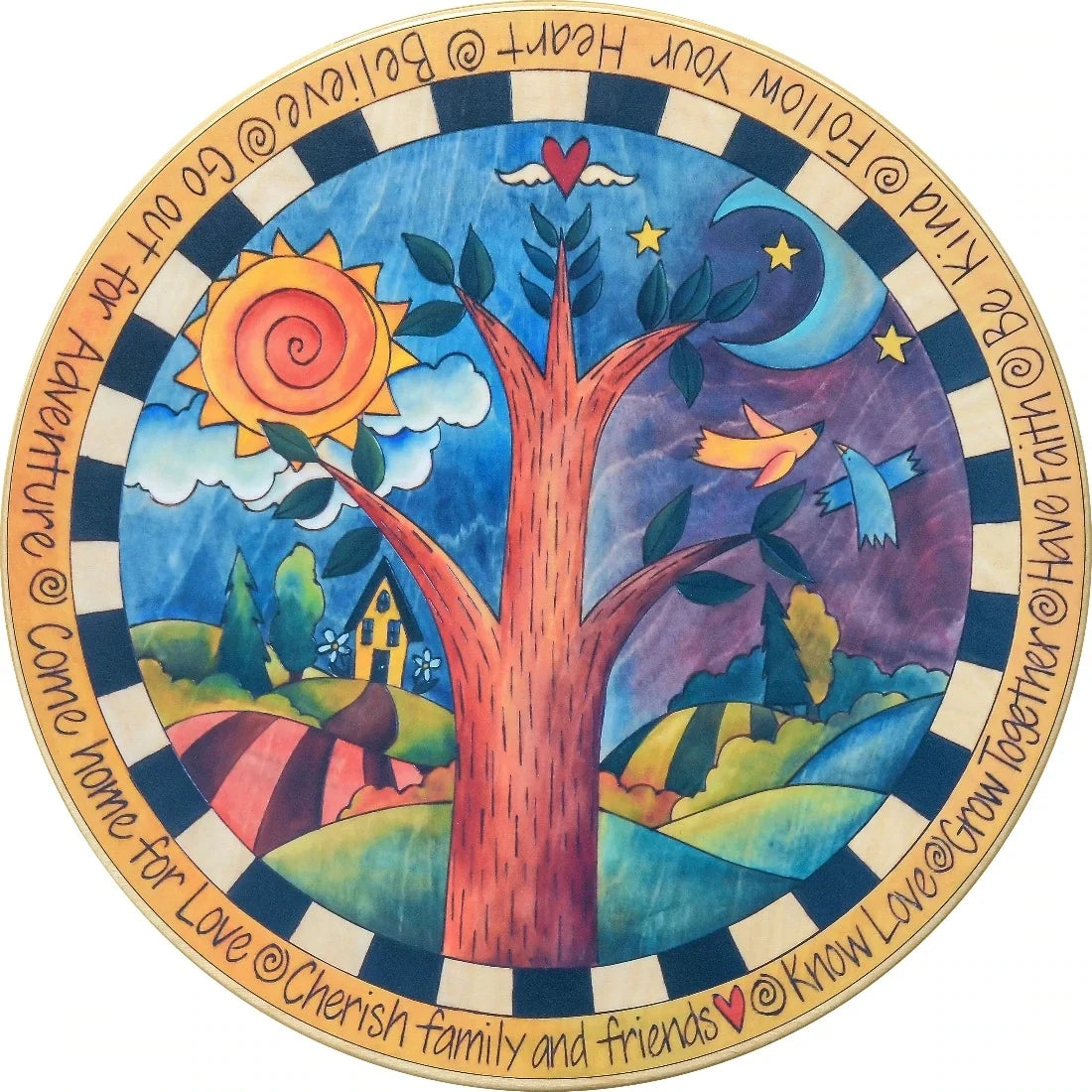 "Dancing Birds" - Lazy Susan by Sincerely Sticks